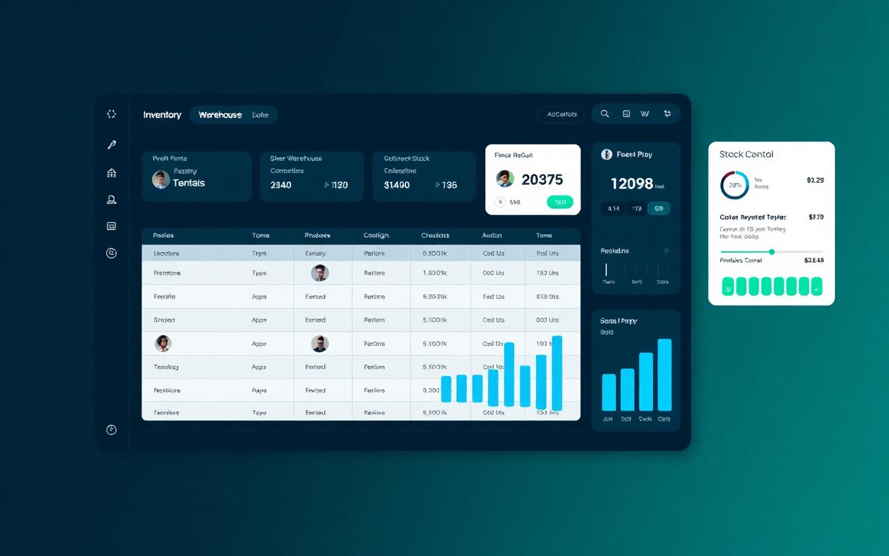 Inventario y ventas para retail multi-almacén